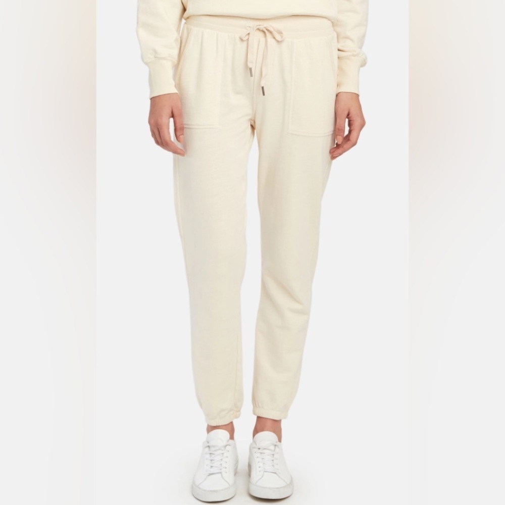 New NSF Ozzie Porkchop Pocket Sweatpants Jogger Pants French Vanilla NWT Small